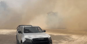 הגנים הלאומיים באזור מקורות הירקון נסגרו בעקבות שריפה